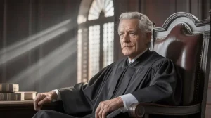 REASONABLE-DOUBT-BURDEN-OF-PROOF JUDGE IN COURTROOM INSTRUCTING JURORS 